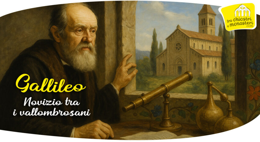 Galileo osserva il cielo dal chiostro di un monastero